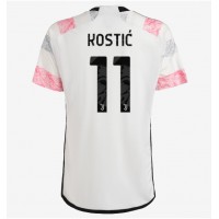 Juventus Filip Kostic #11 Bortatröja 2023-24 Korta ärmar